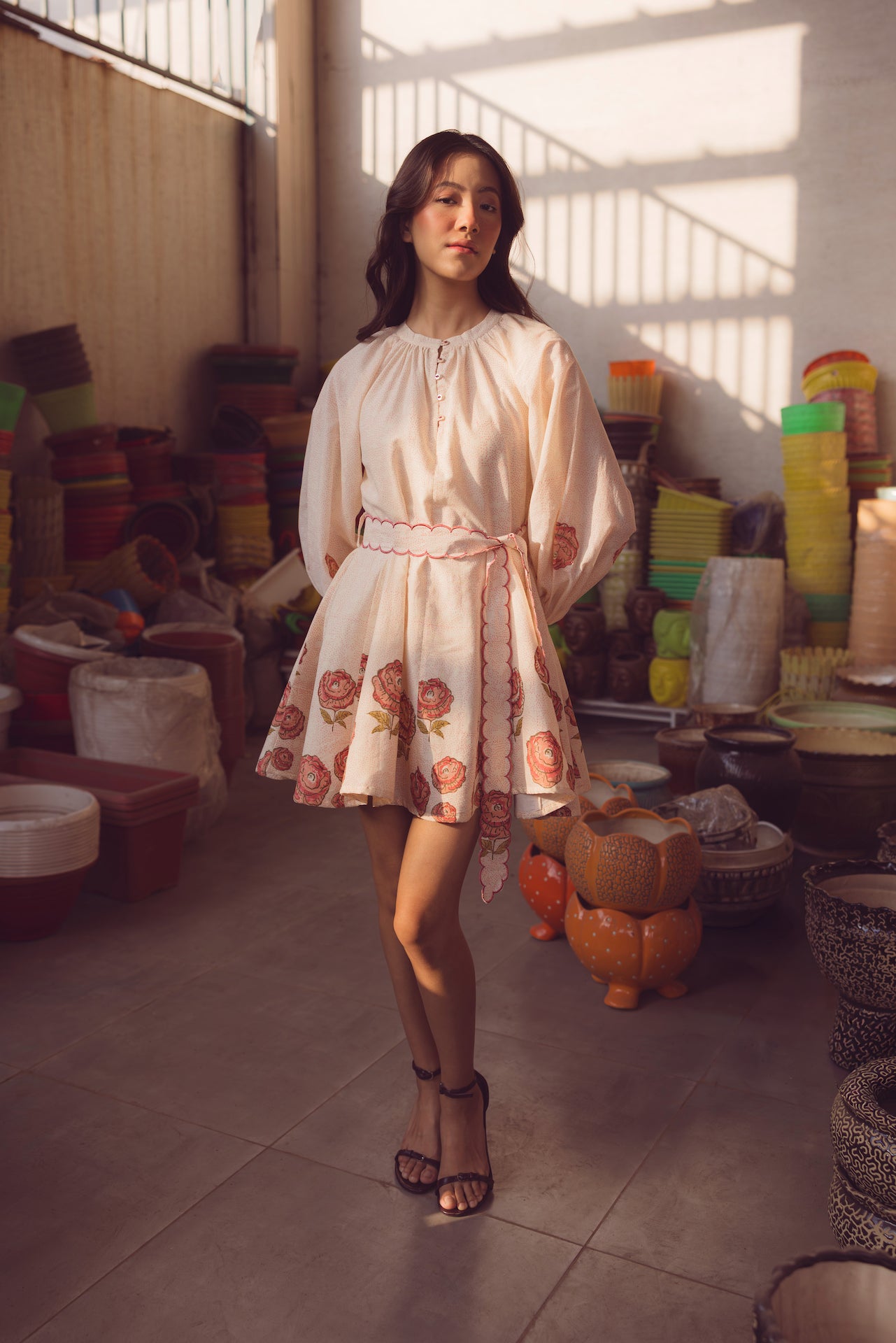 ELORA ROSE COTTON DRESS