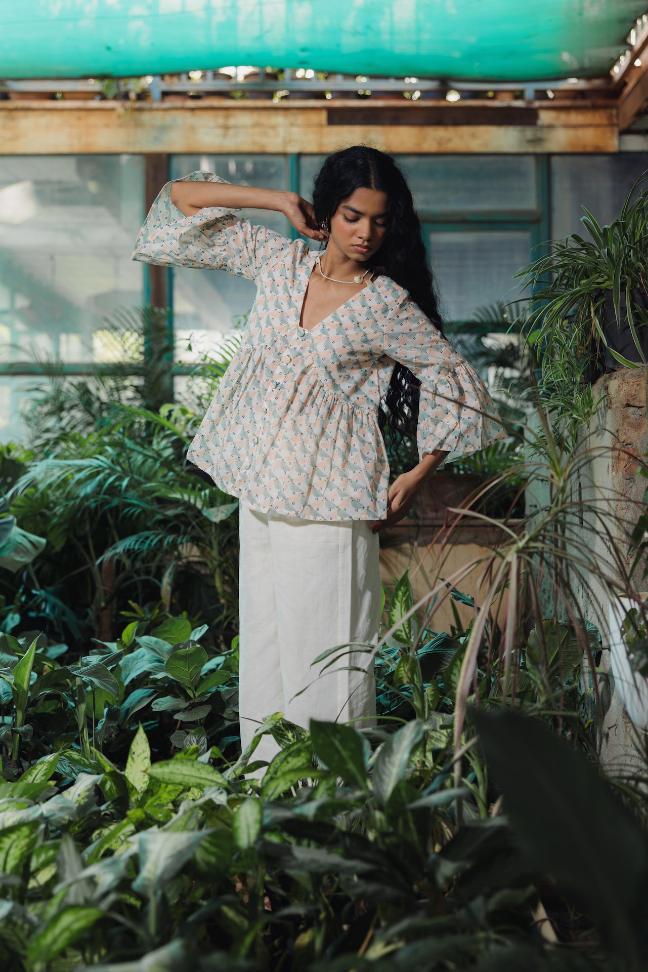 OCEAN BIRD COTTON TOPS