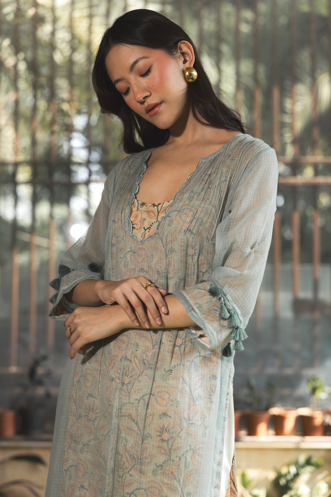EKAM JADE DORIYA KURTA SET