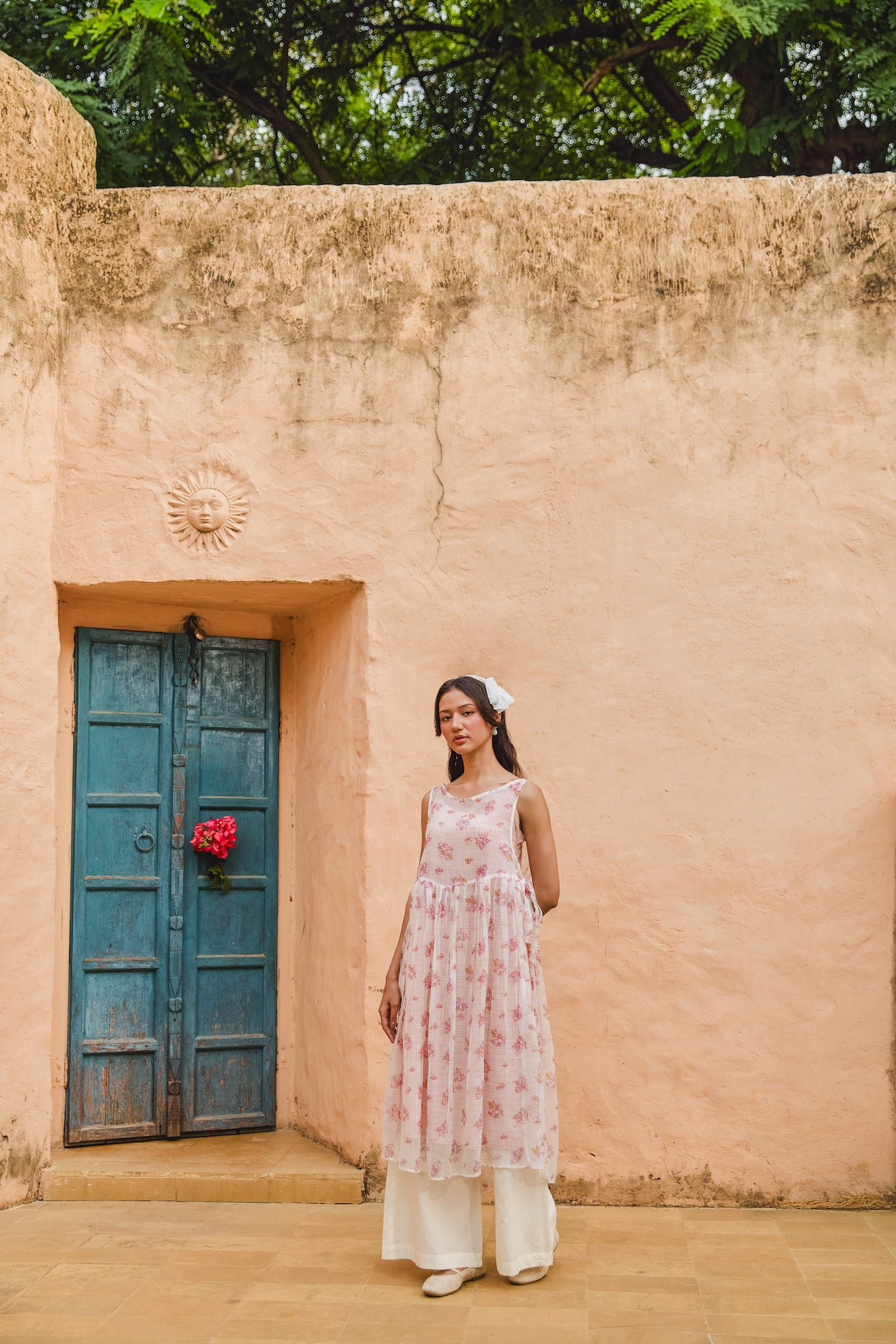 CHERRY POP KURTA SET