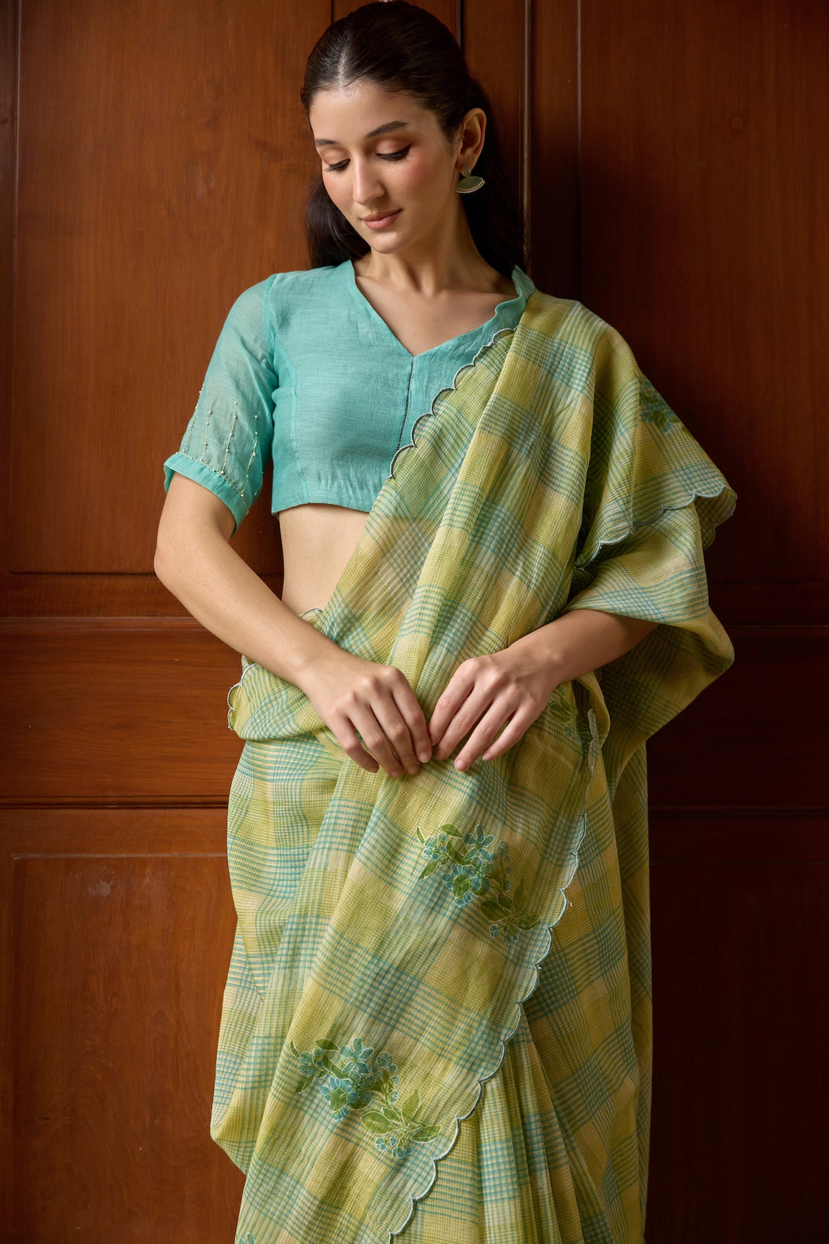 NERINE SKY SAREE