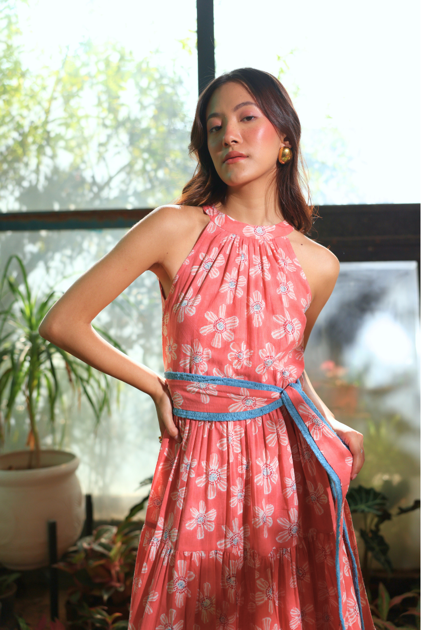 FLORA MIDSUMMER DAY DRESS COTTON DRESS