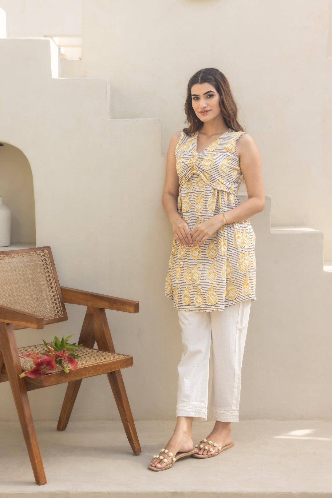 SEASHELL SHORT KURTA