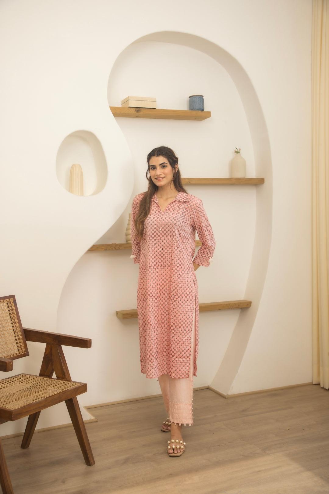 PEARL BLUSH KURTA