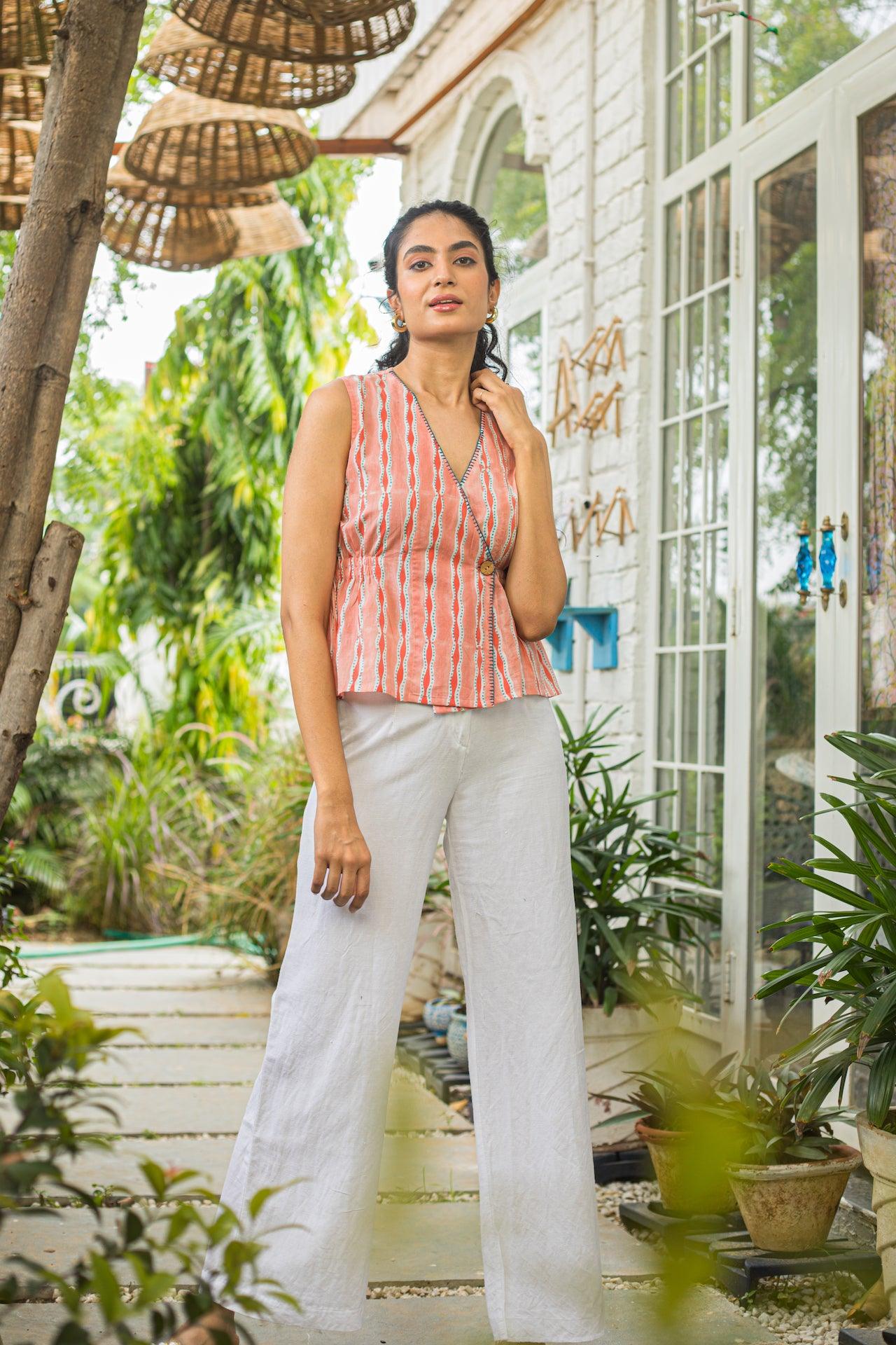 BLUSH BLOOM COTTON TOP