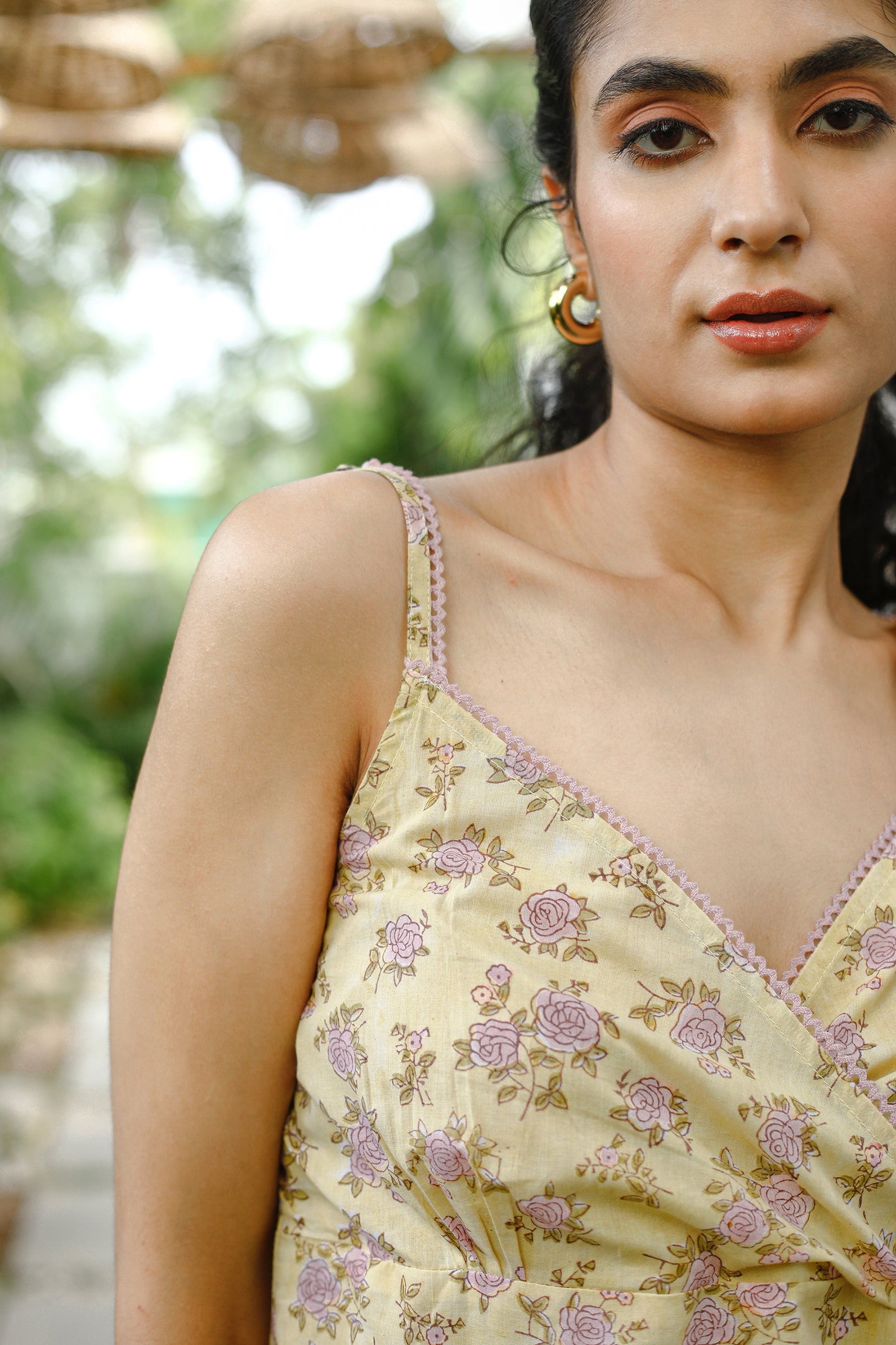 LEMON ROSE COTTON TOP