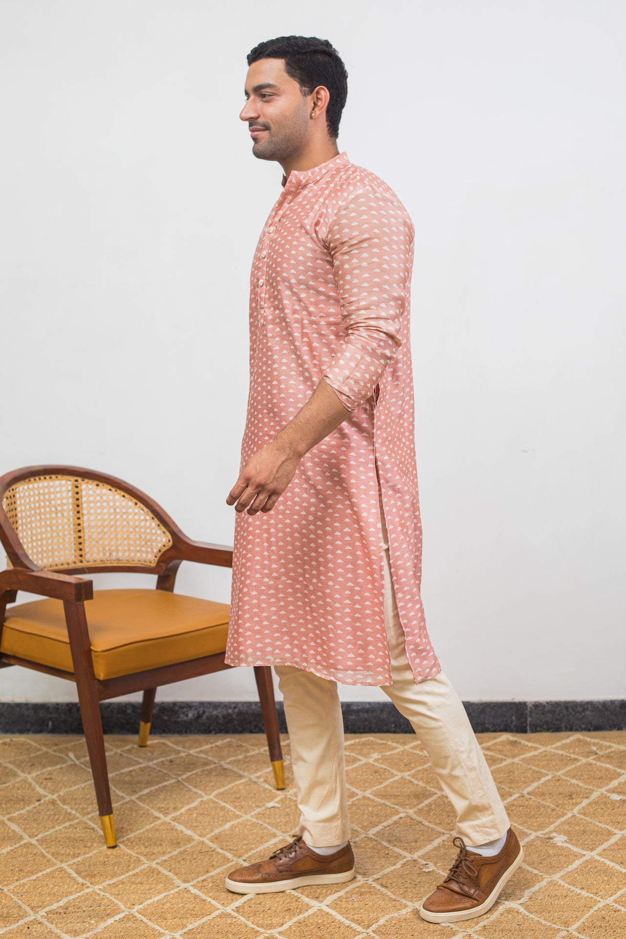 LINEAR PRINT KURTA SET