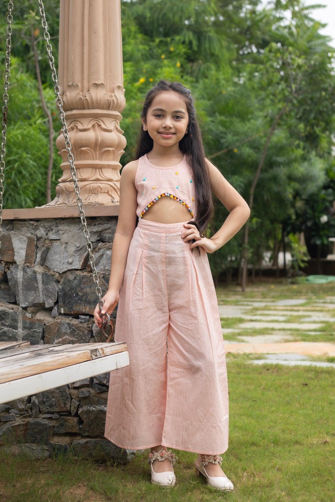 ITSY BITSY LUREX PINK JUMPSUIT