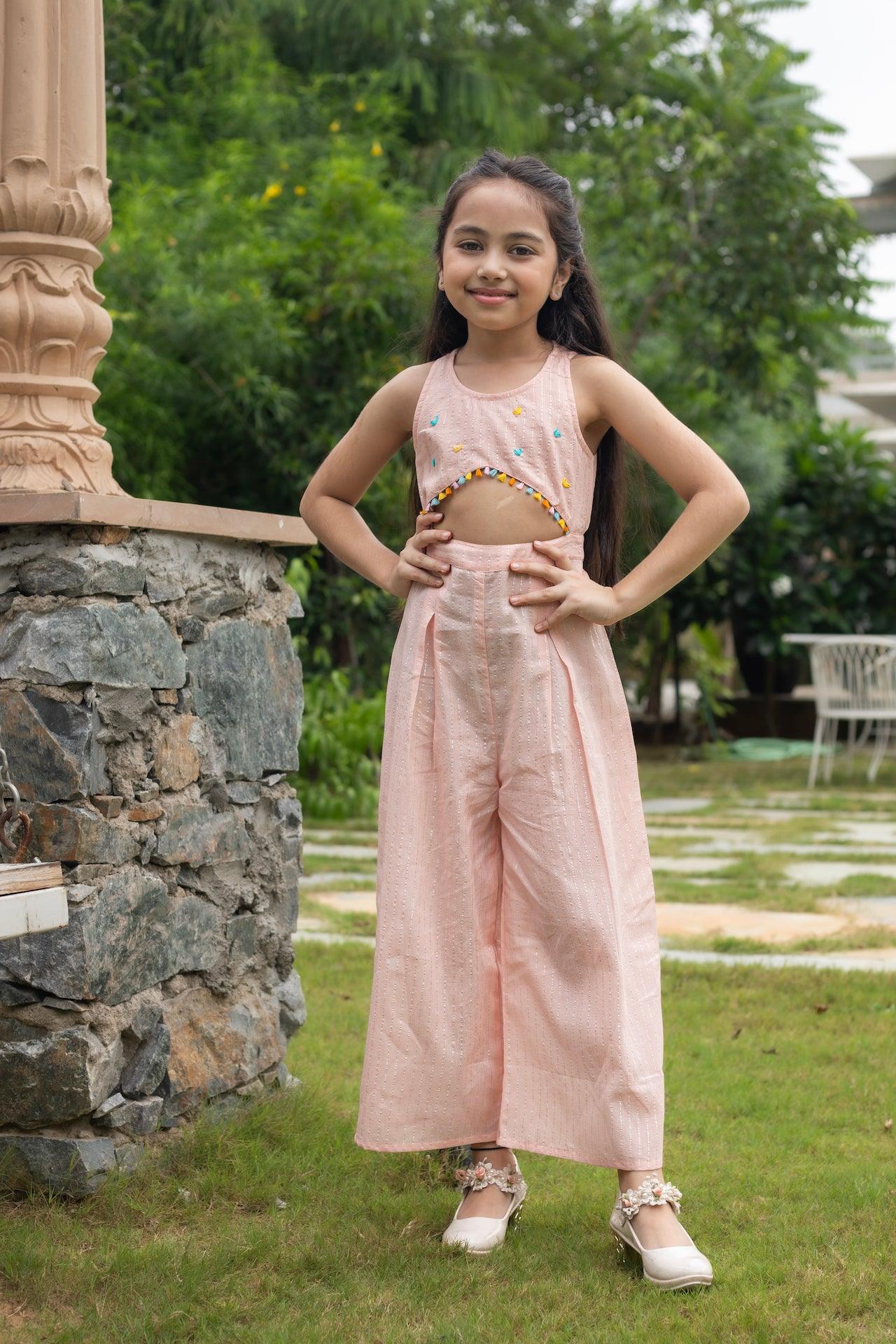 ITSY BITSY LUREX PINK JUMPSUIT