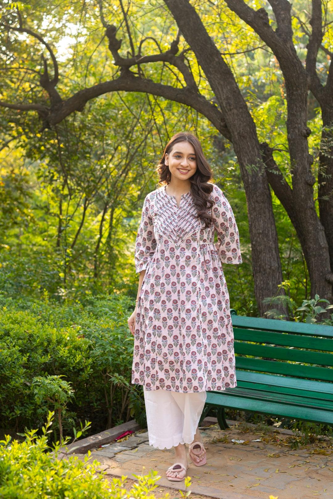 LOVE COTTON KURTA SET