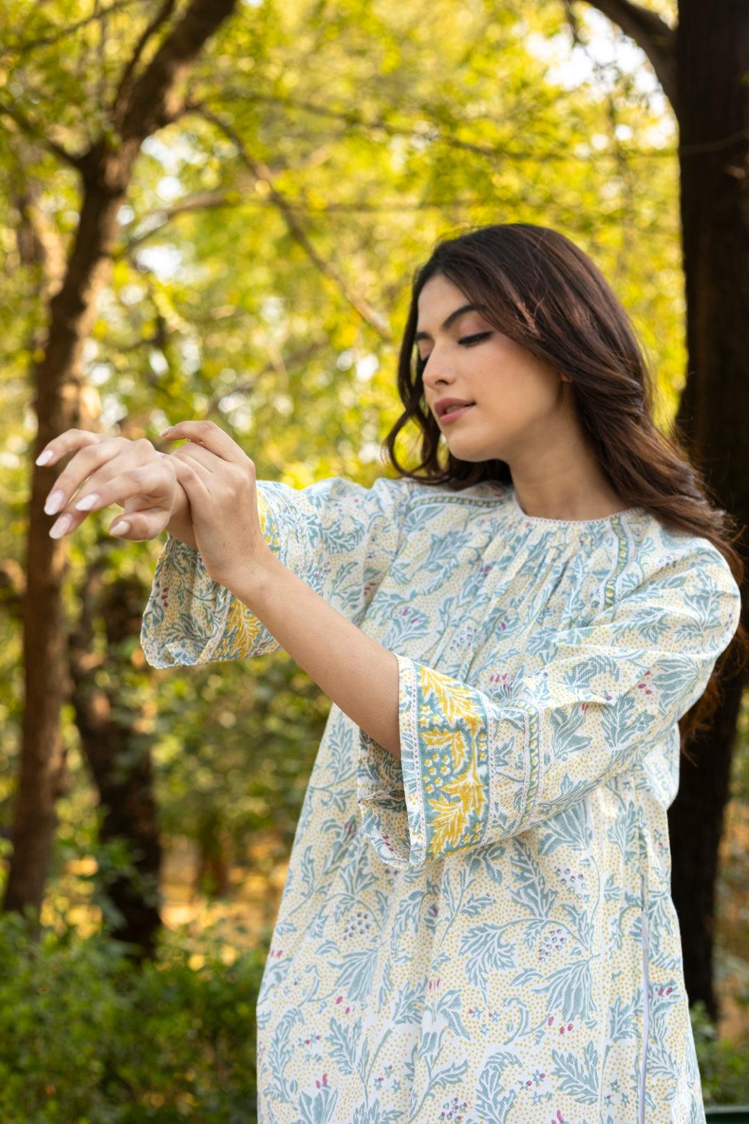 AELIA COTTON KURTA ONLY