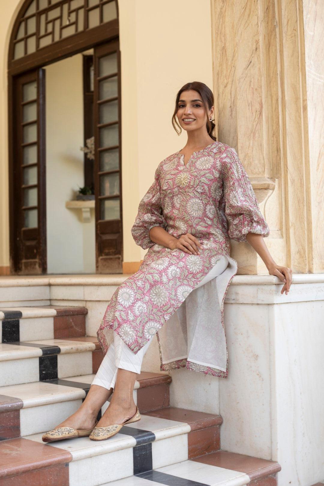 SERENE CHANDHERI KURTA