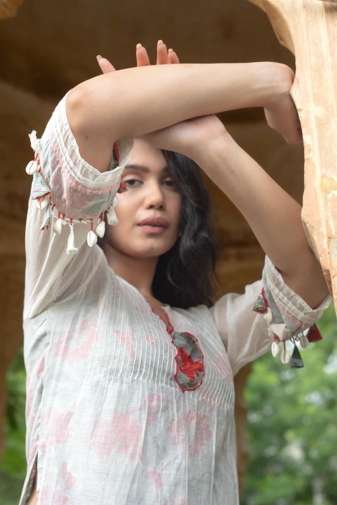 EKAM CHANDERI KURTA