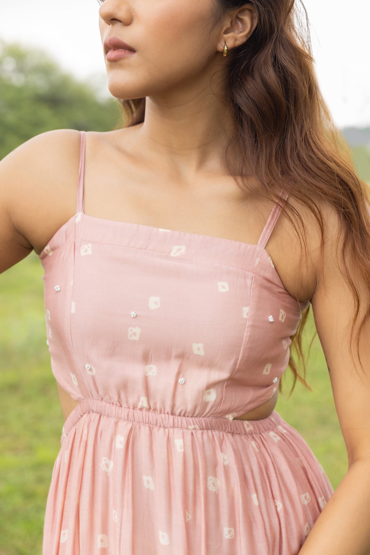 GYPSY MOON MUSLIN SILK DRESS