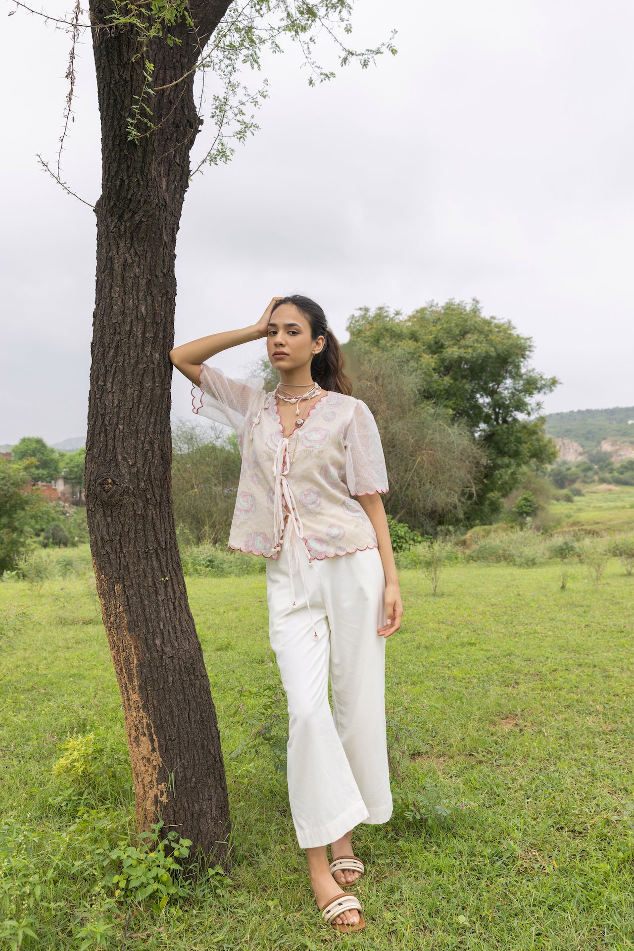MIMOSA ECRU DORIYA TOP