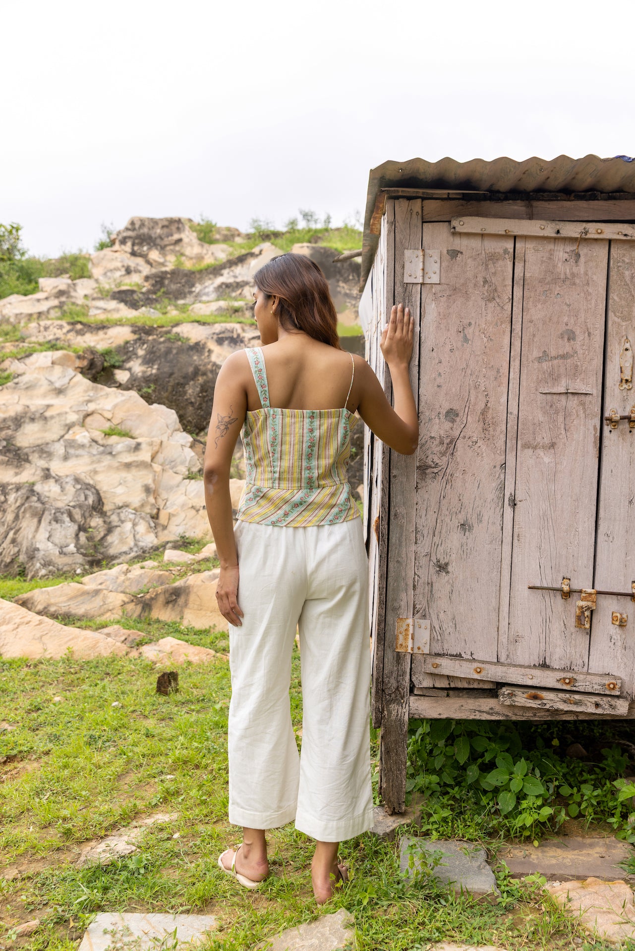 BOHO BLOOM COTTON TOP