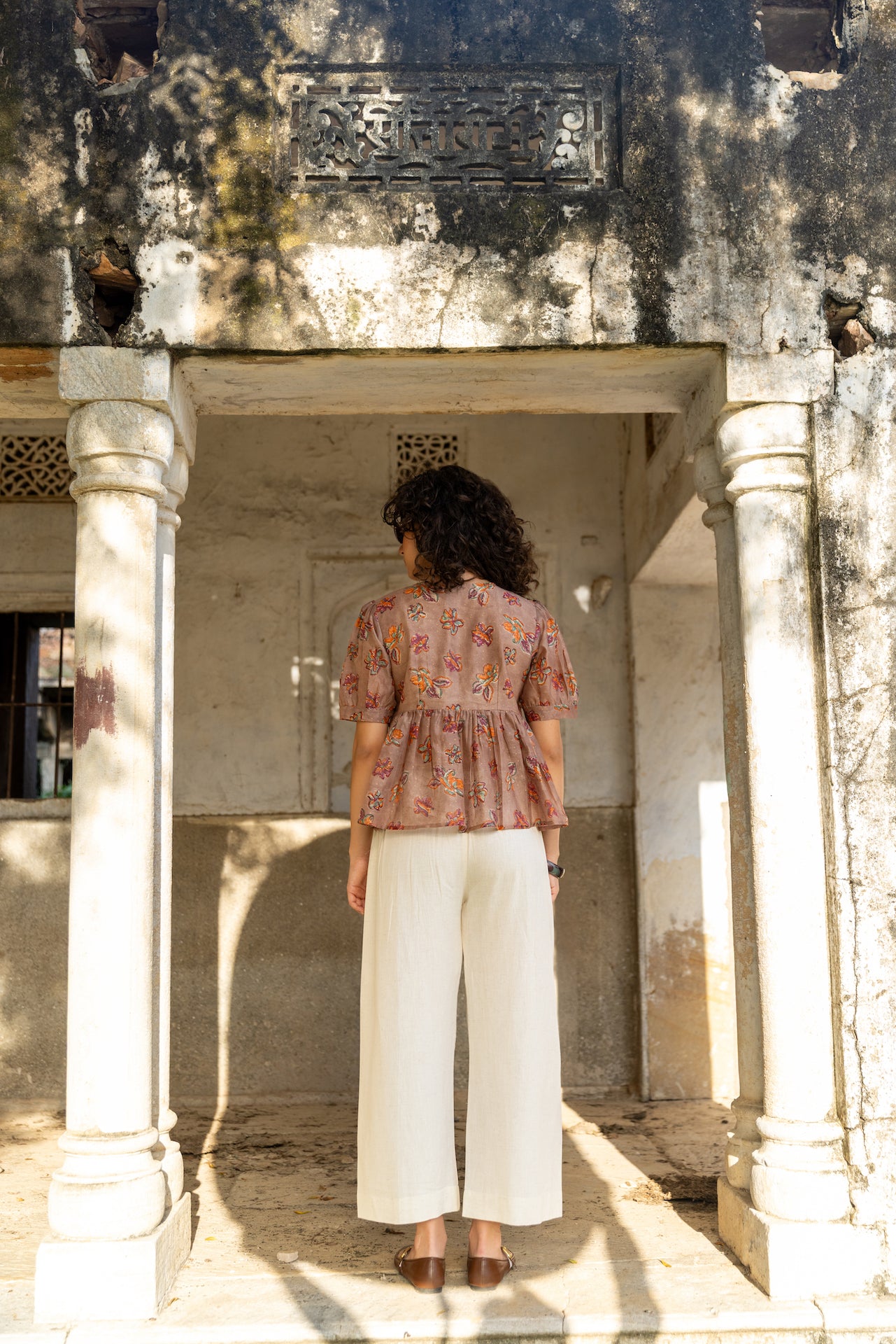ZURI CHANDHERI CHANDERI TOP