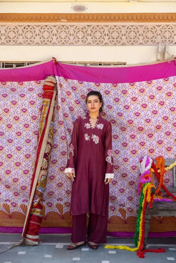 ANYA CHANDERI KURTA SET