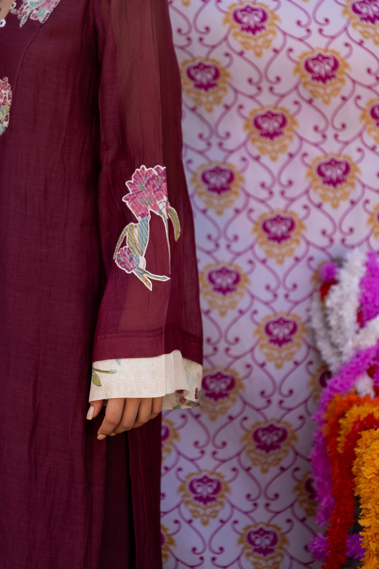 ANYA CHANDERI KURTA SET