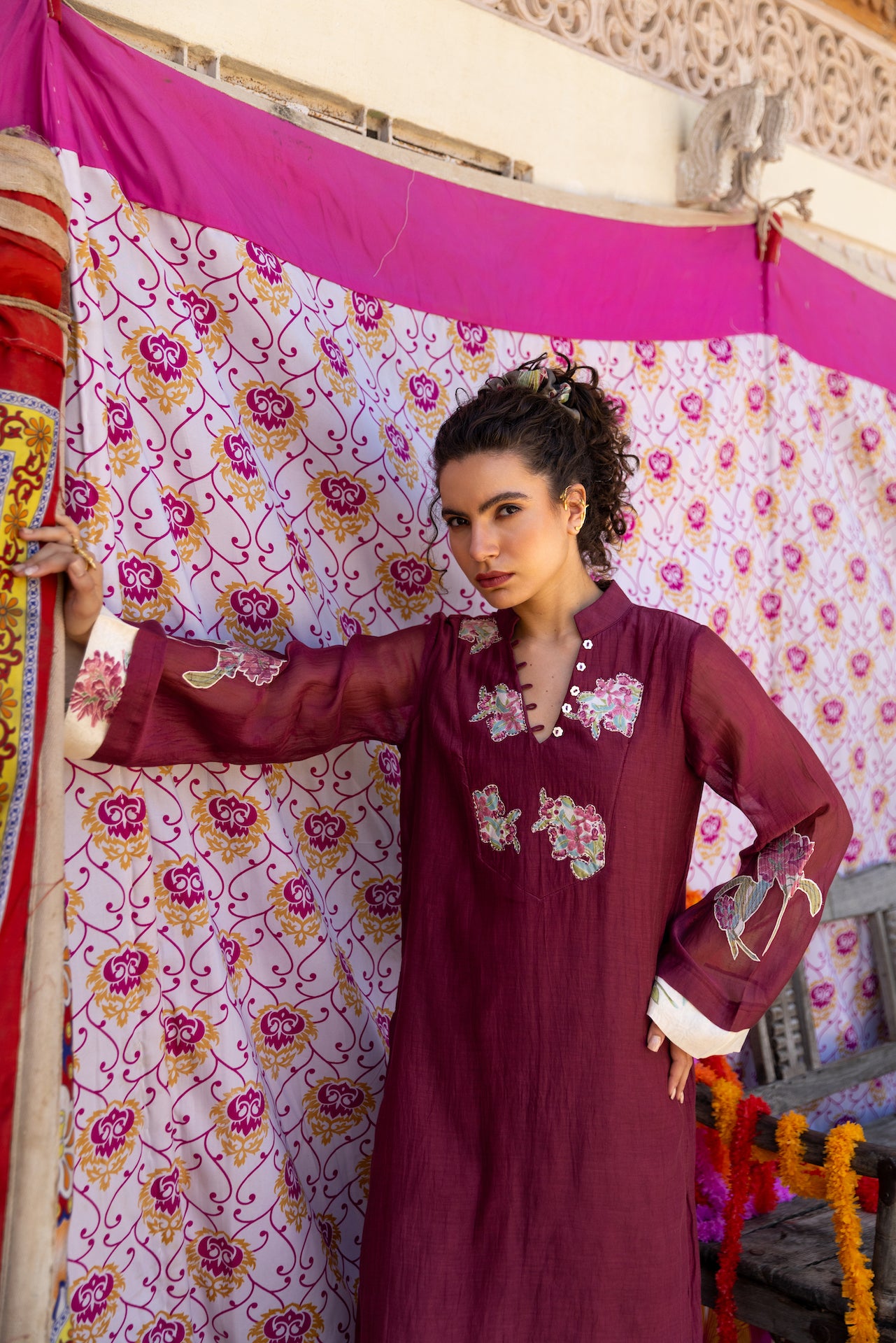 ANYA CHANDERI KURTA