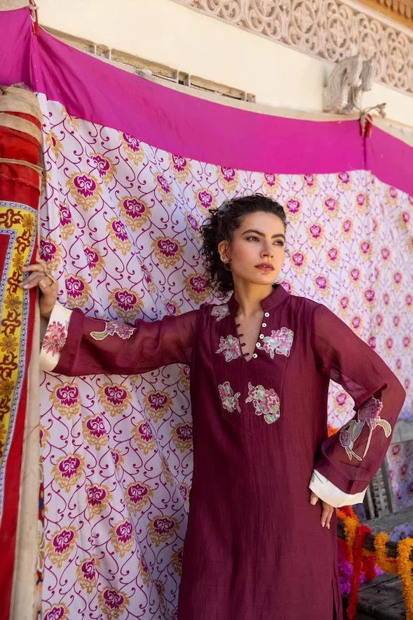 ANYA CHANDERI KURTA SET