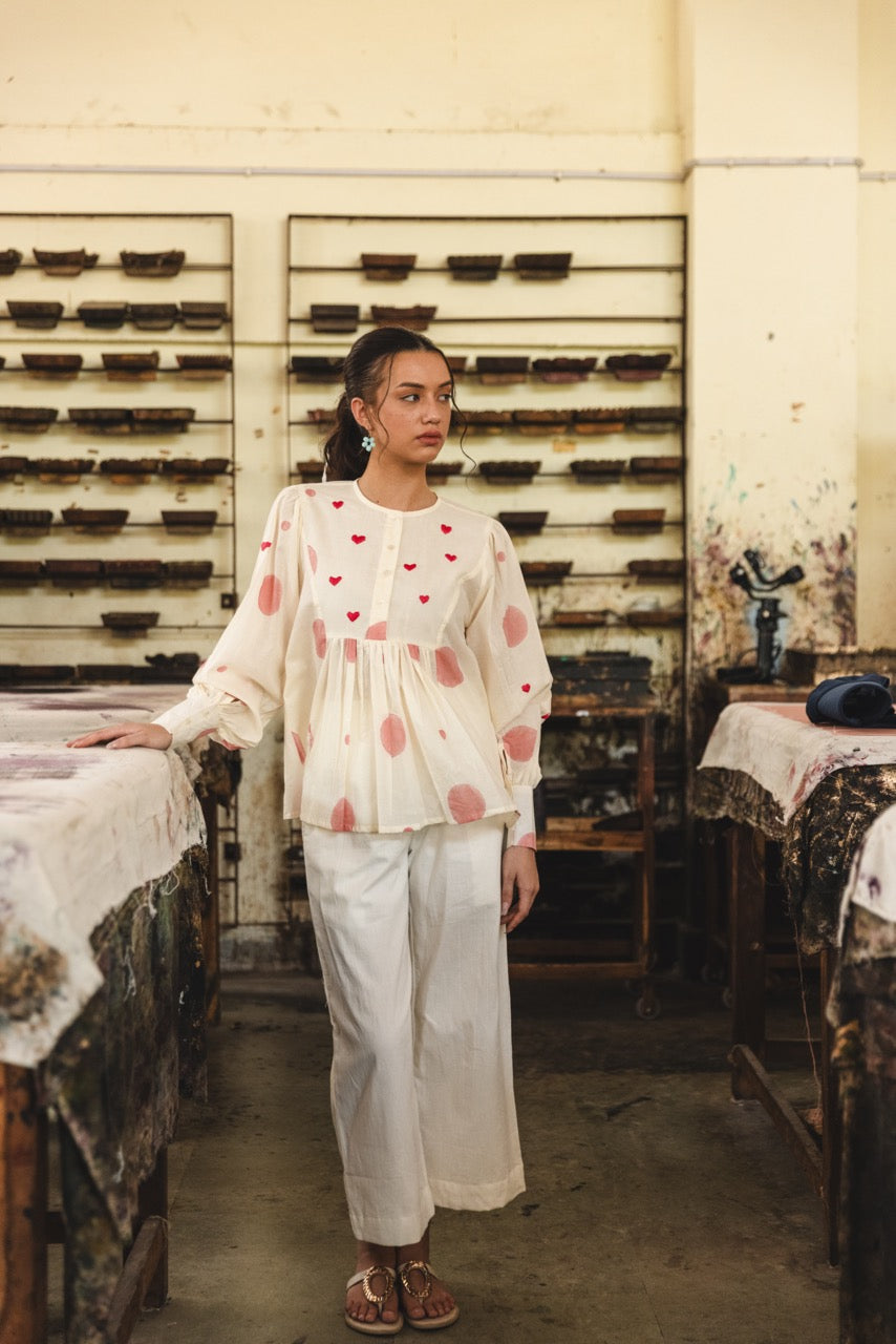 APPLE BLOSSOM COTTON TOP