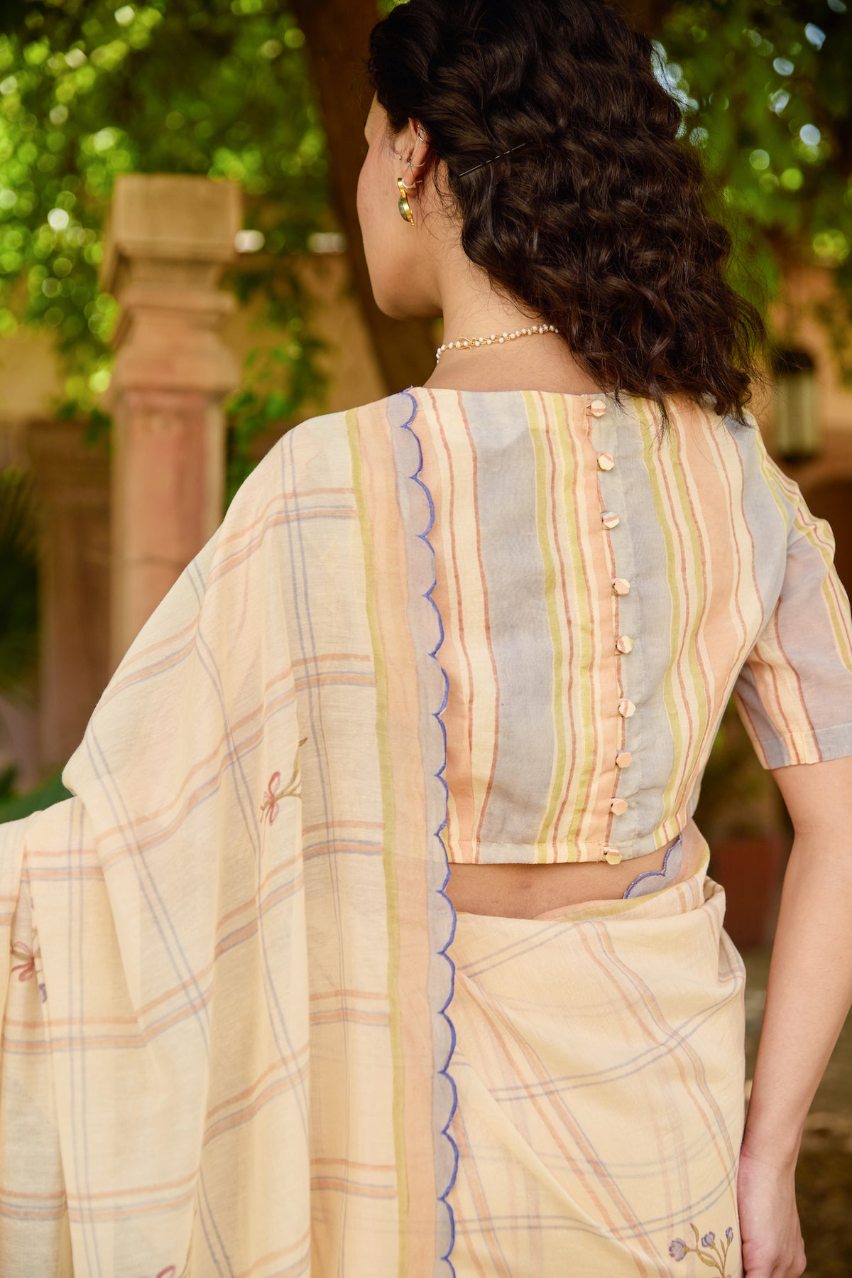 AMABEL SAREE WITH STITCHED BLOUSE