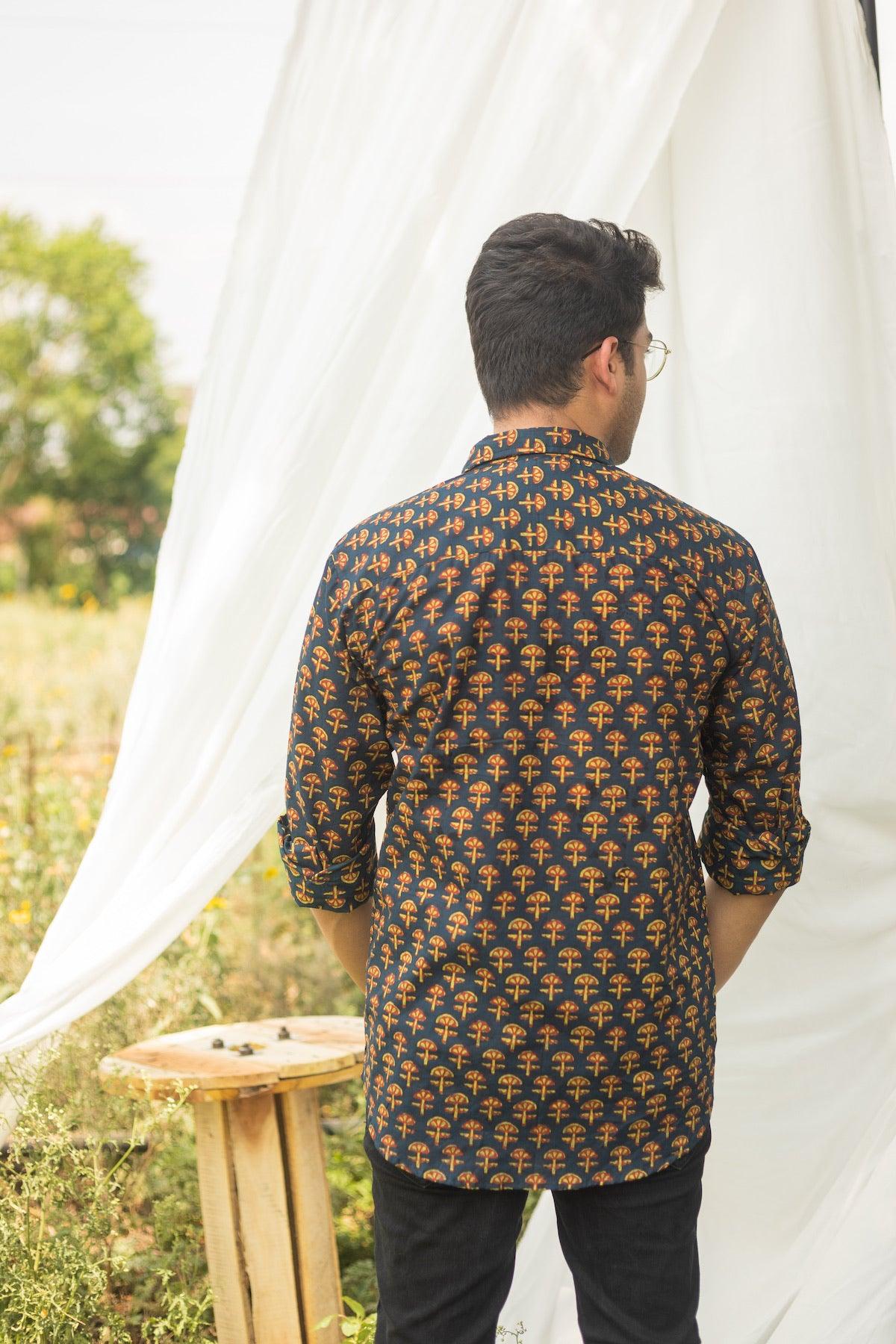 AZURE COTTON SHIRT