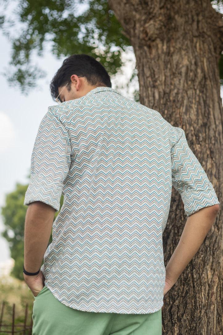 SUMMER GREYS COTTON SHIRT