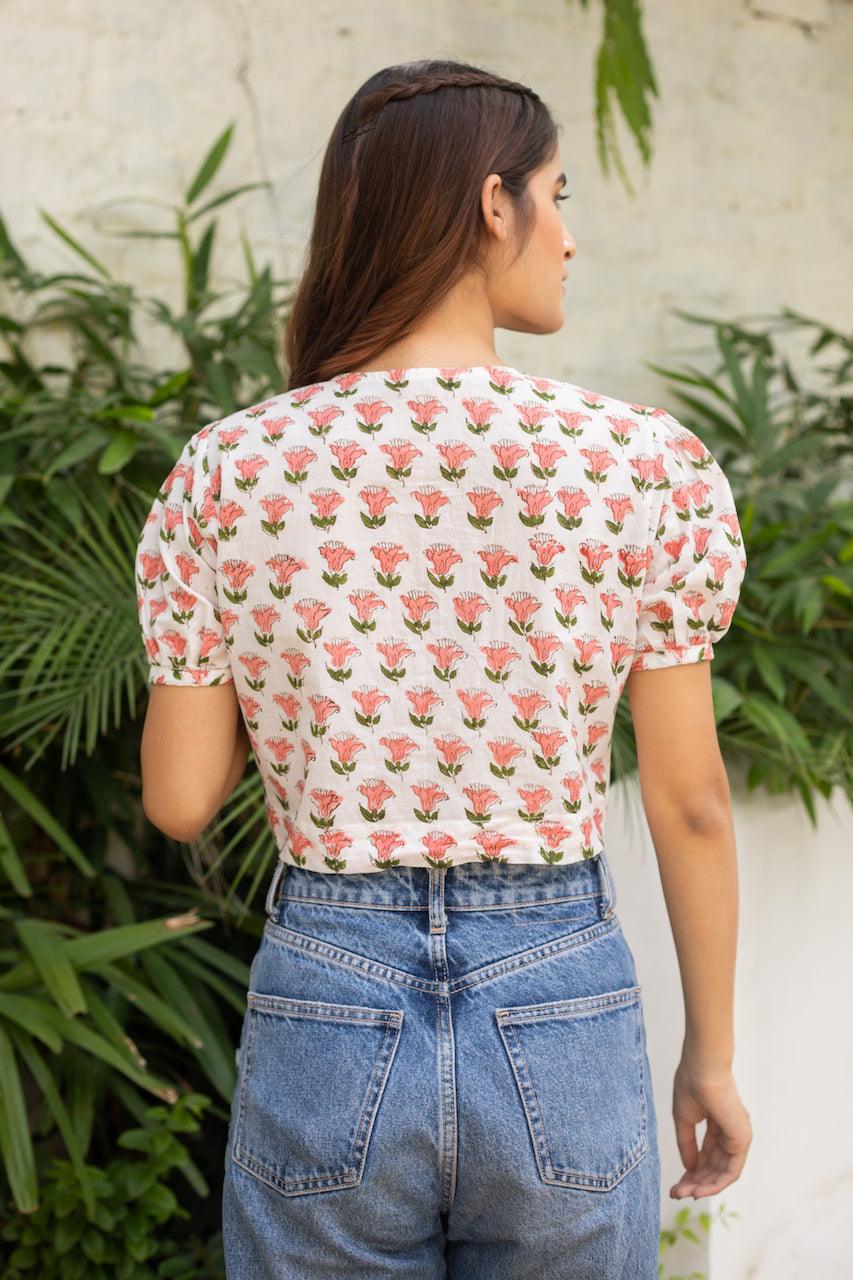 JUNO- OATMEAL COTTON TOP