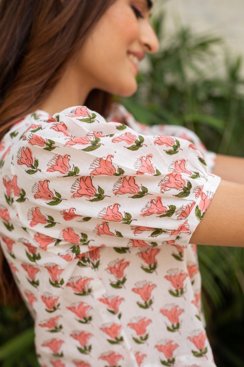 JUNO- OATMEAL COTTON TOP