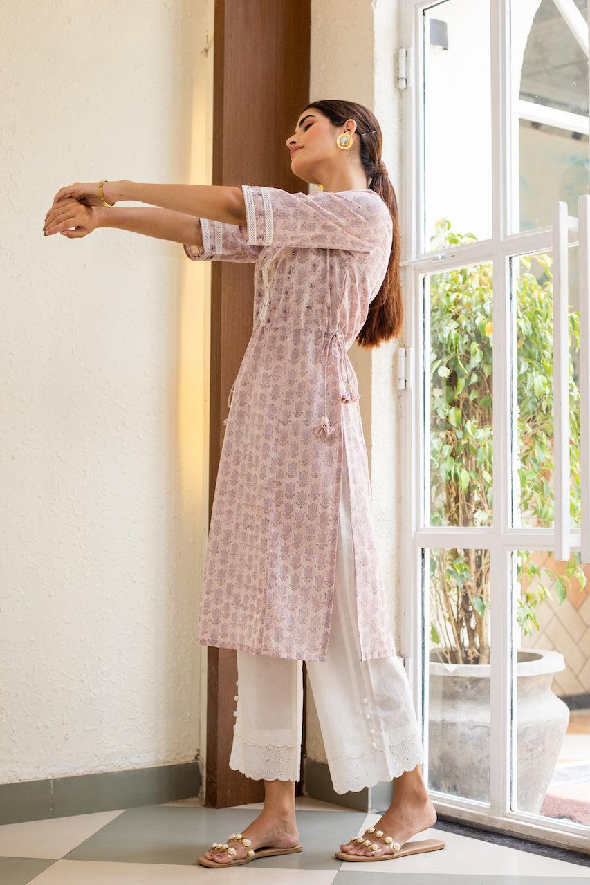 KANJ COTTON KURTA SET