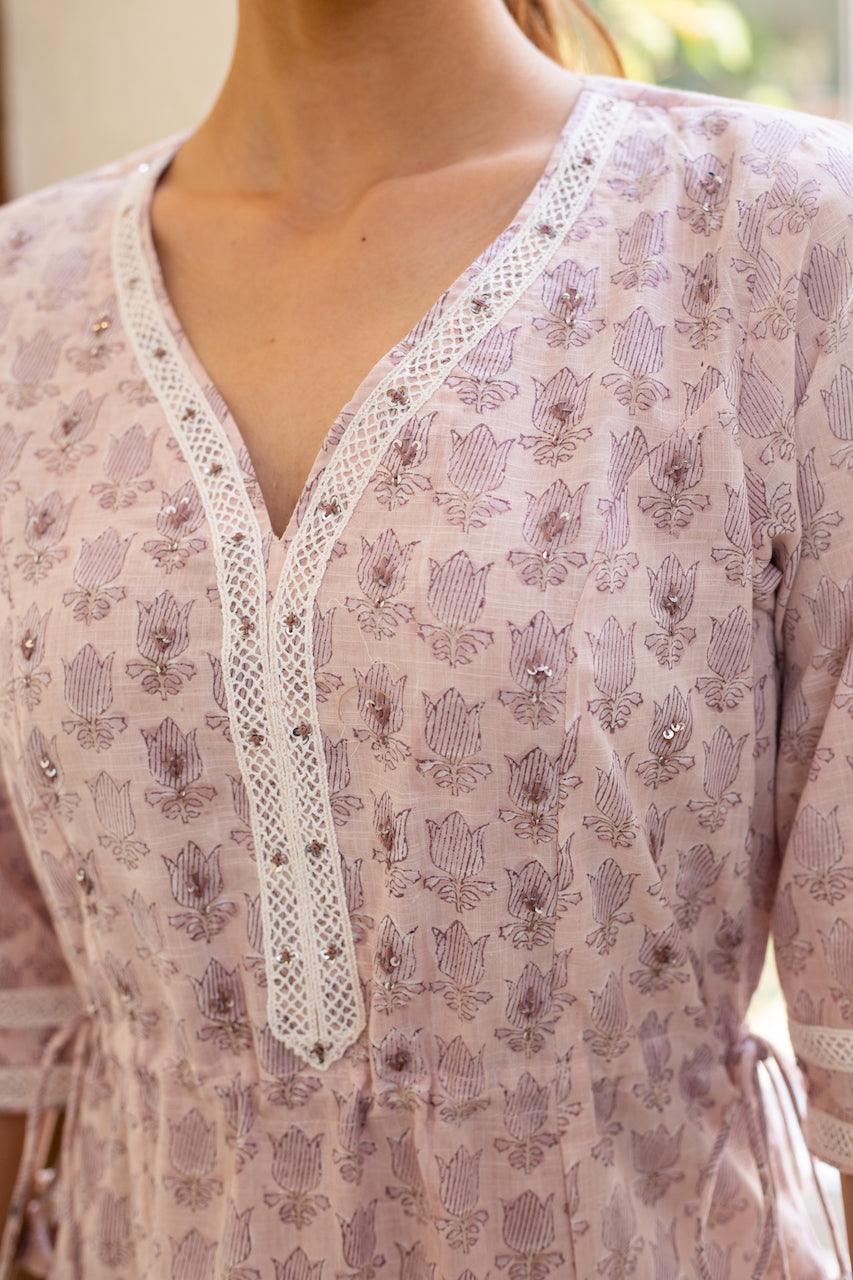 KANJ COTTON KURTA SET