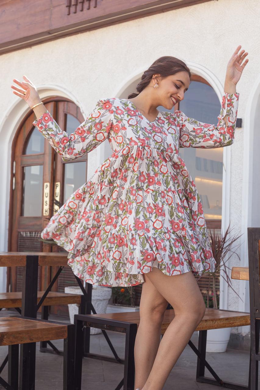 ZEPHYR COTTON SHORT DRESS