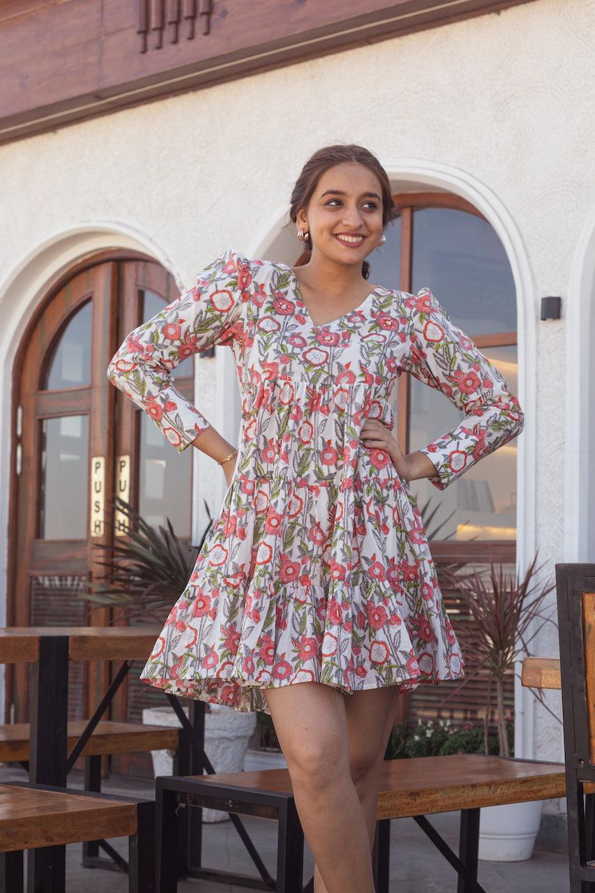 ZEPHYR COTTON SHORT DRESS