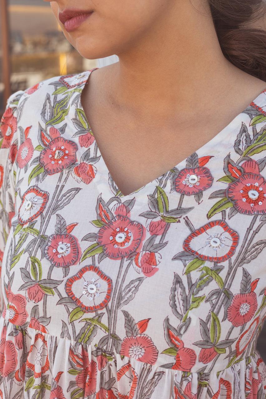 ZEPHYR COTTON SHORT DRESS