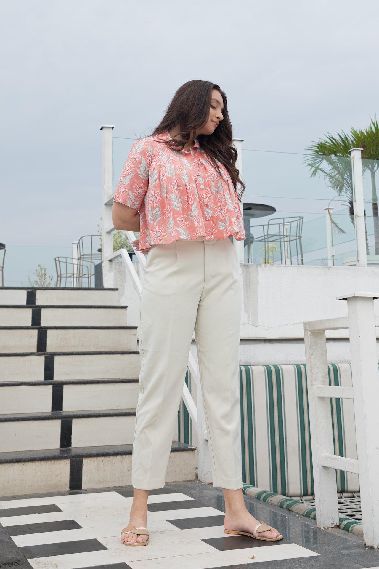 RE-THINK COTTON SHORT TOP