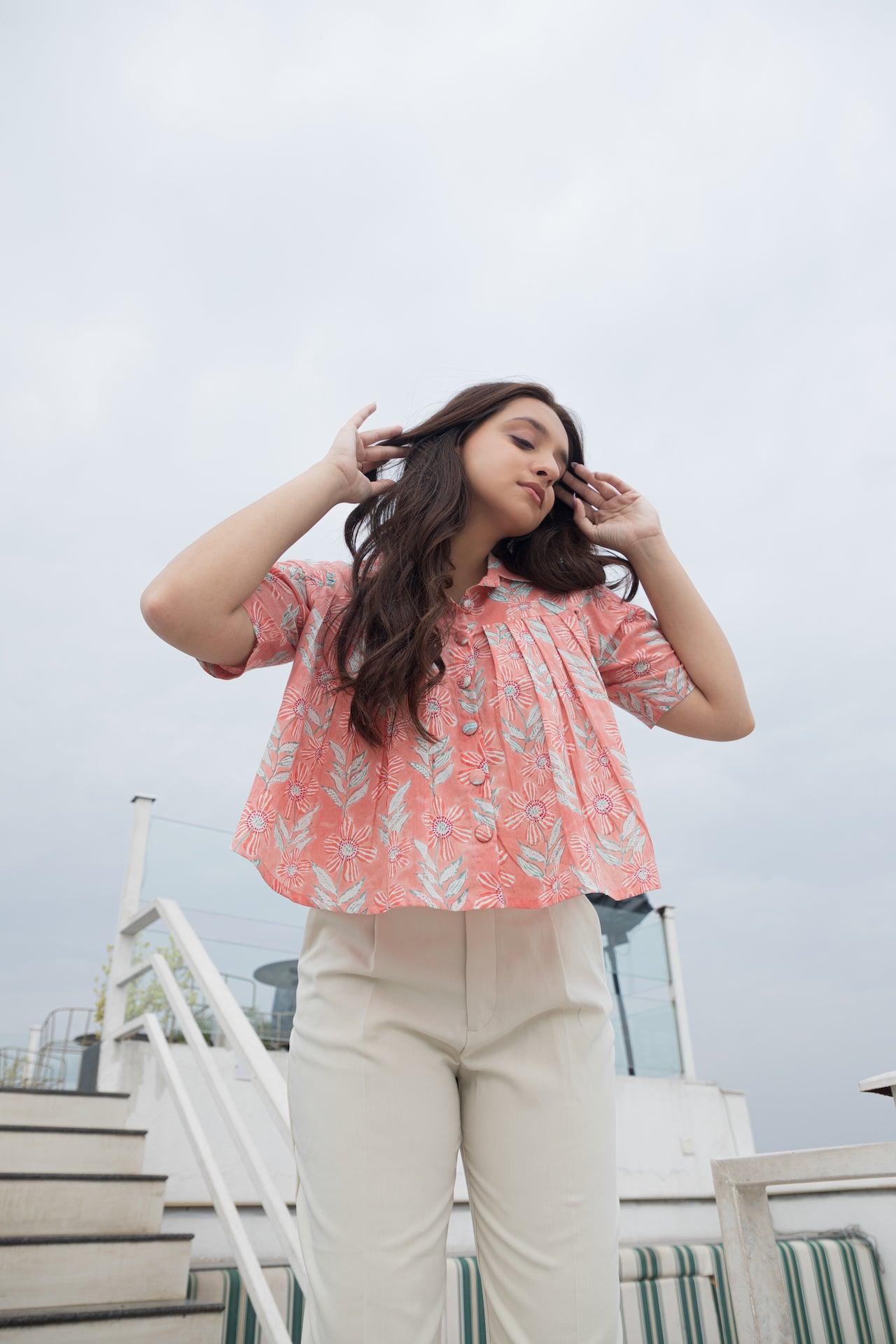 RE-THINK COTTON SHORT TOP