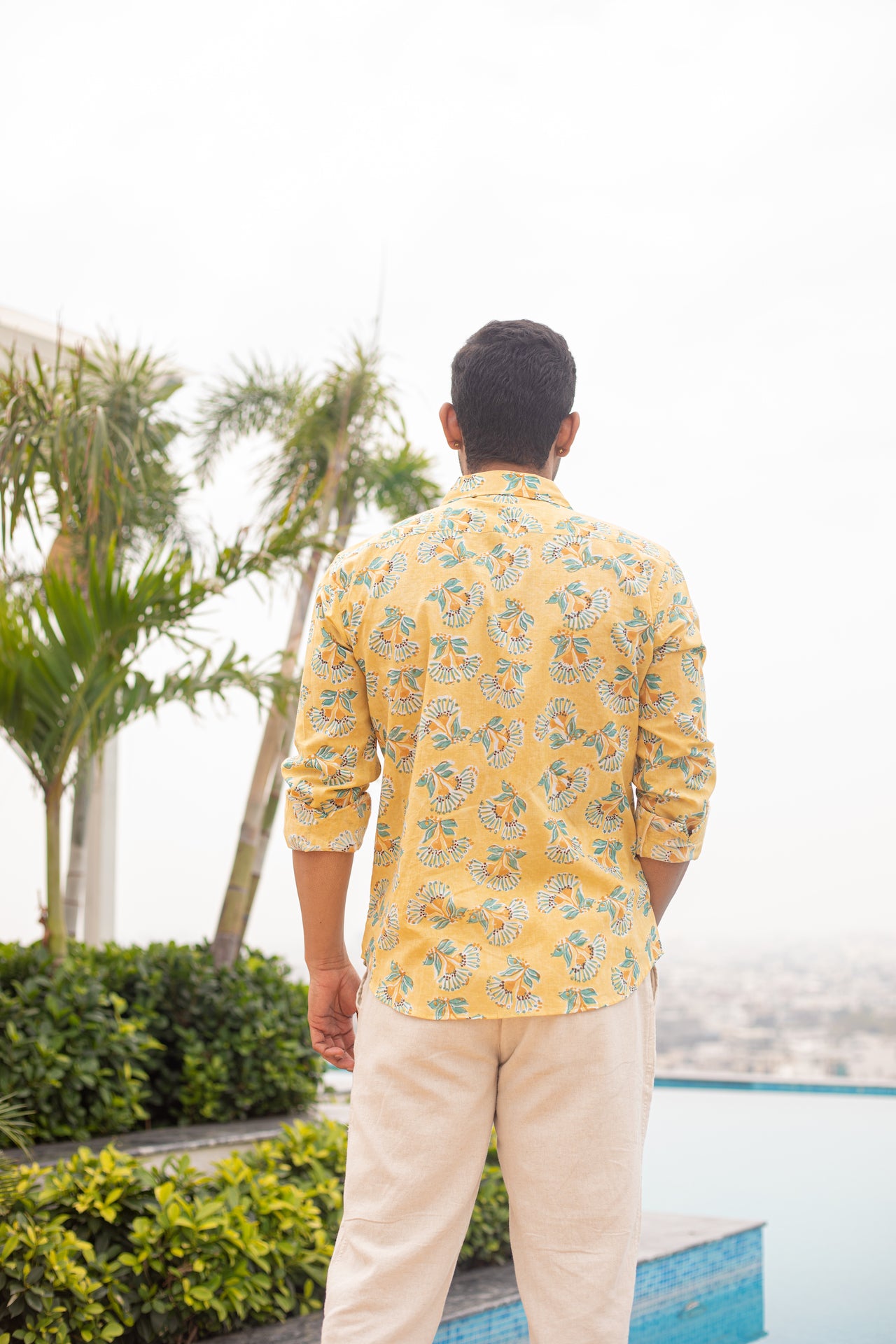 CORAL COTTON SHIRT