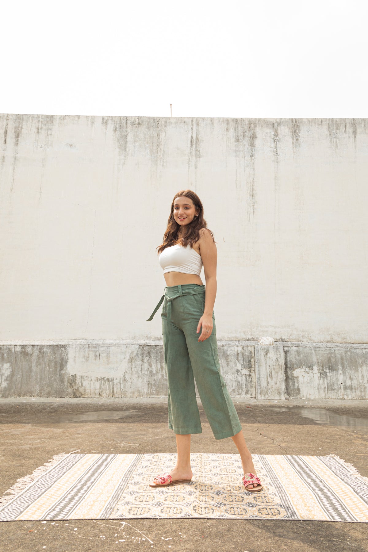 LAUREL BREEZY LINEN PANTS