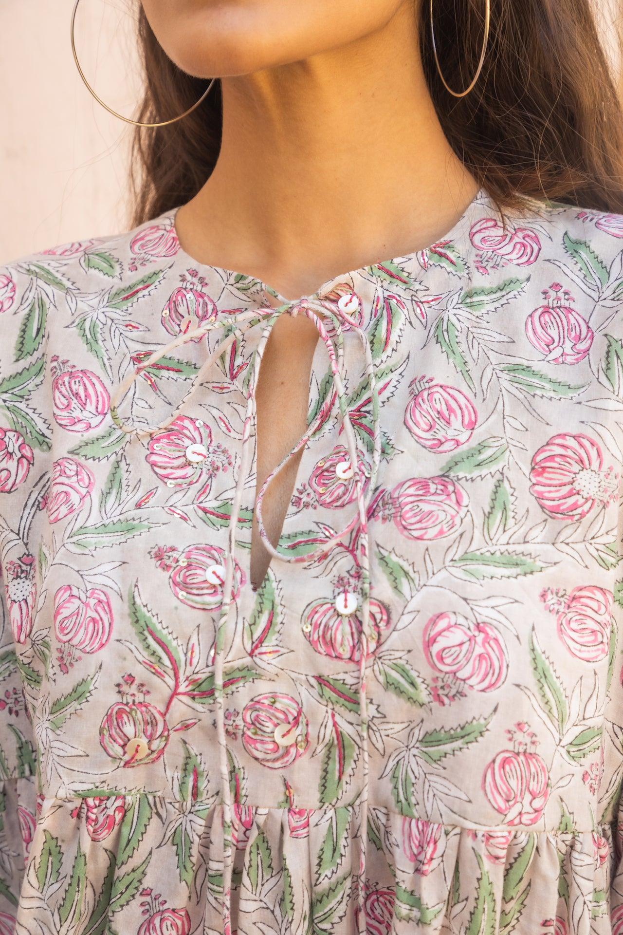 SUVI COTTON SHORT DRESS