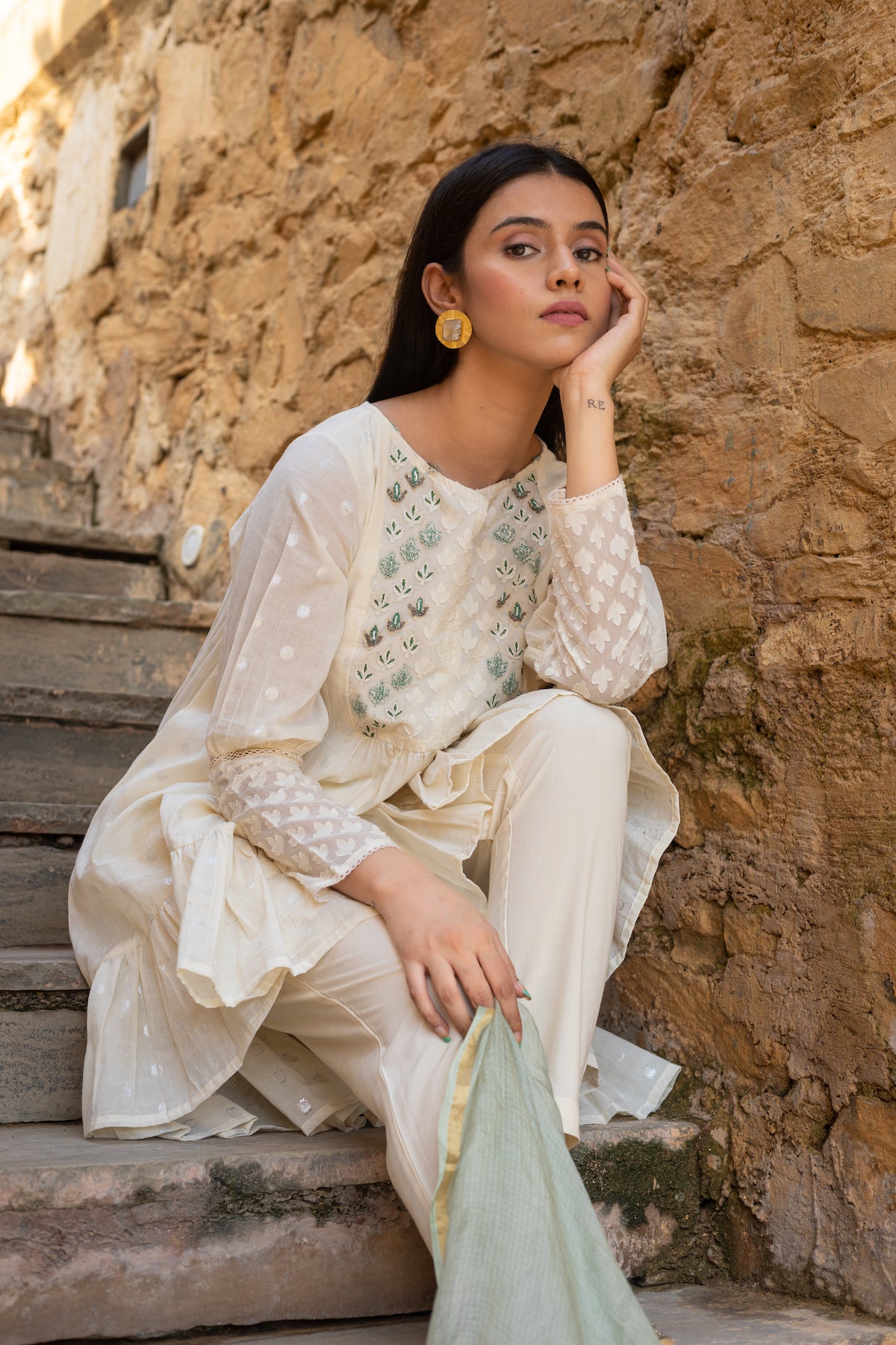 AYATTI COTTON KURTA SET