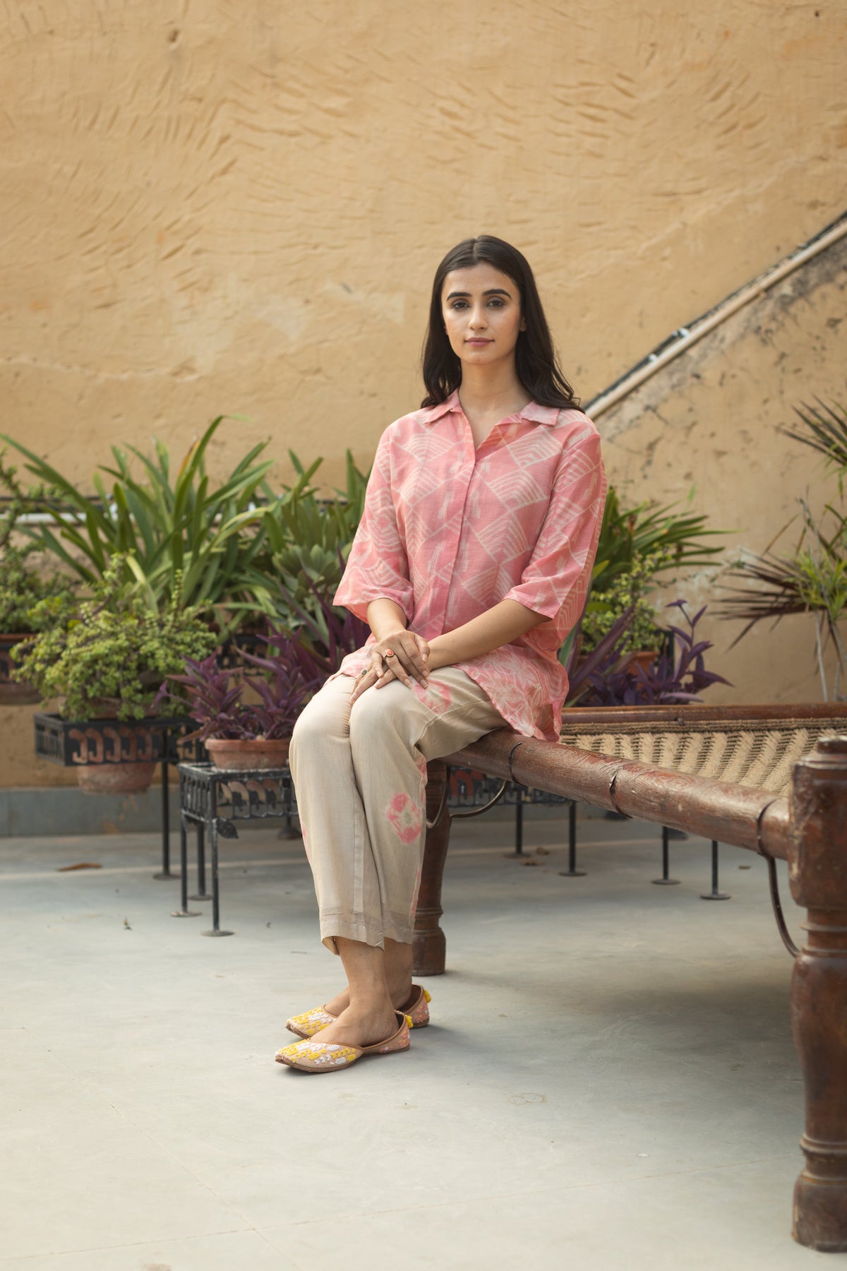 MOKSH CHANDERI CO-ORD SET