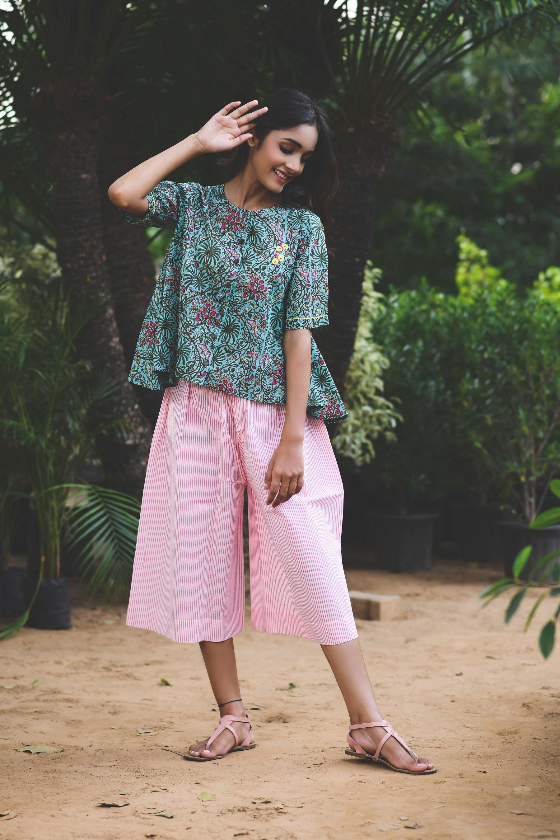 BUTTERFLY ON FLOWER EASY BREEZY SET