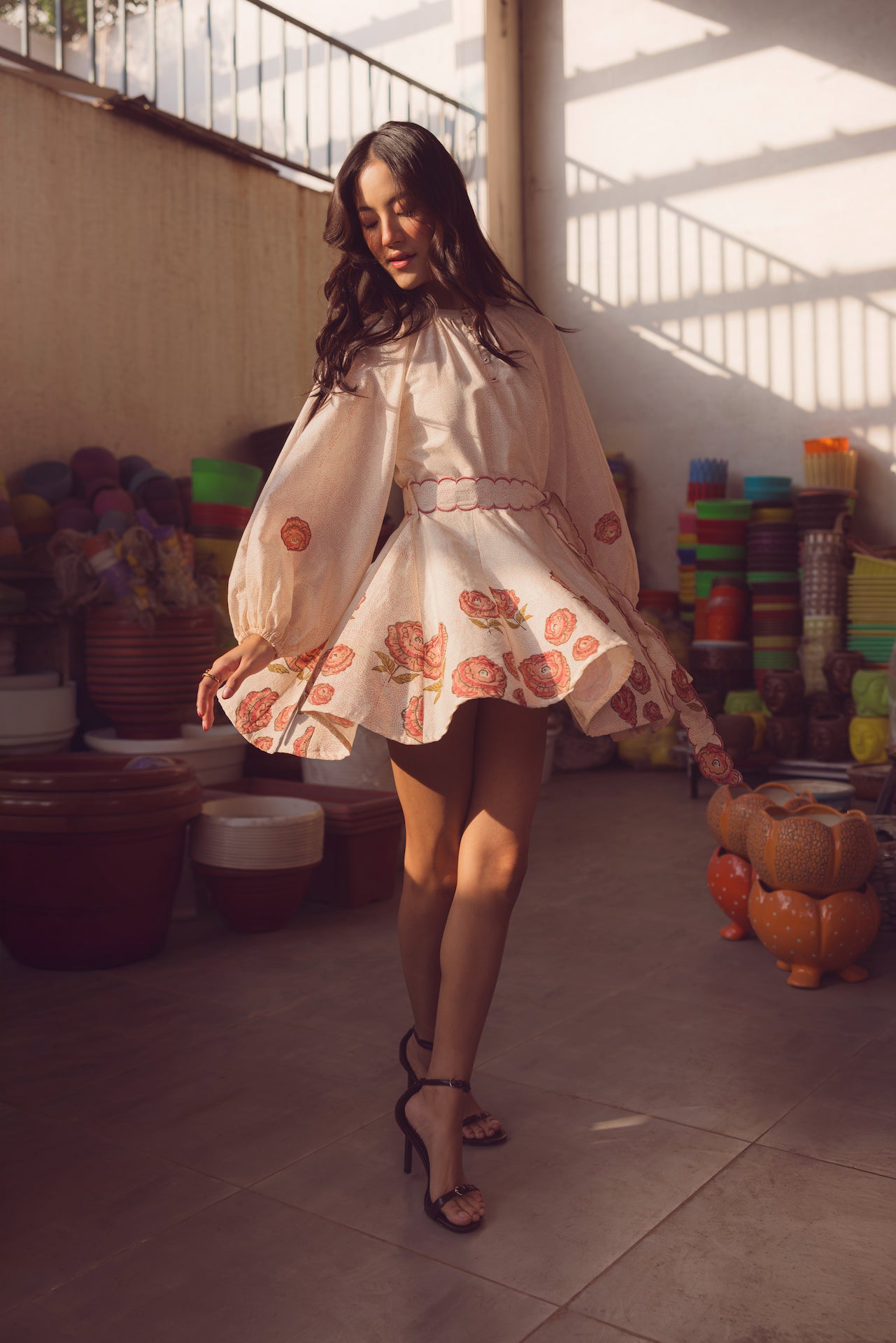 ELORA ROSE COTTON DRESS