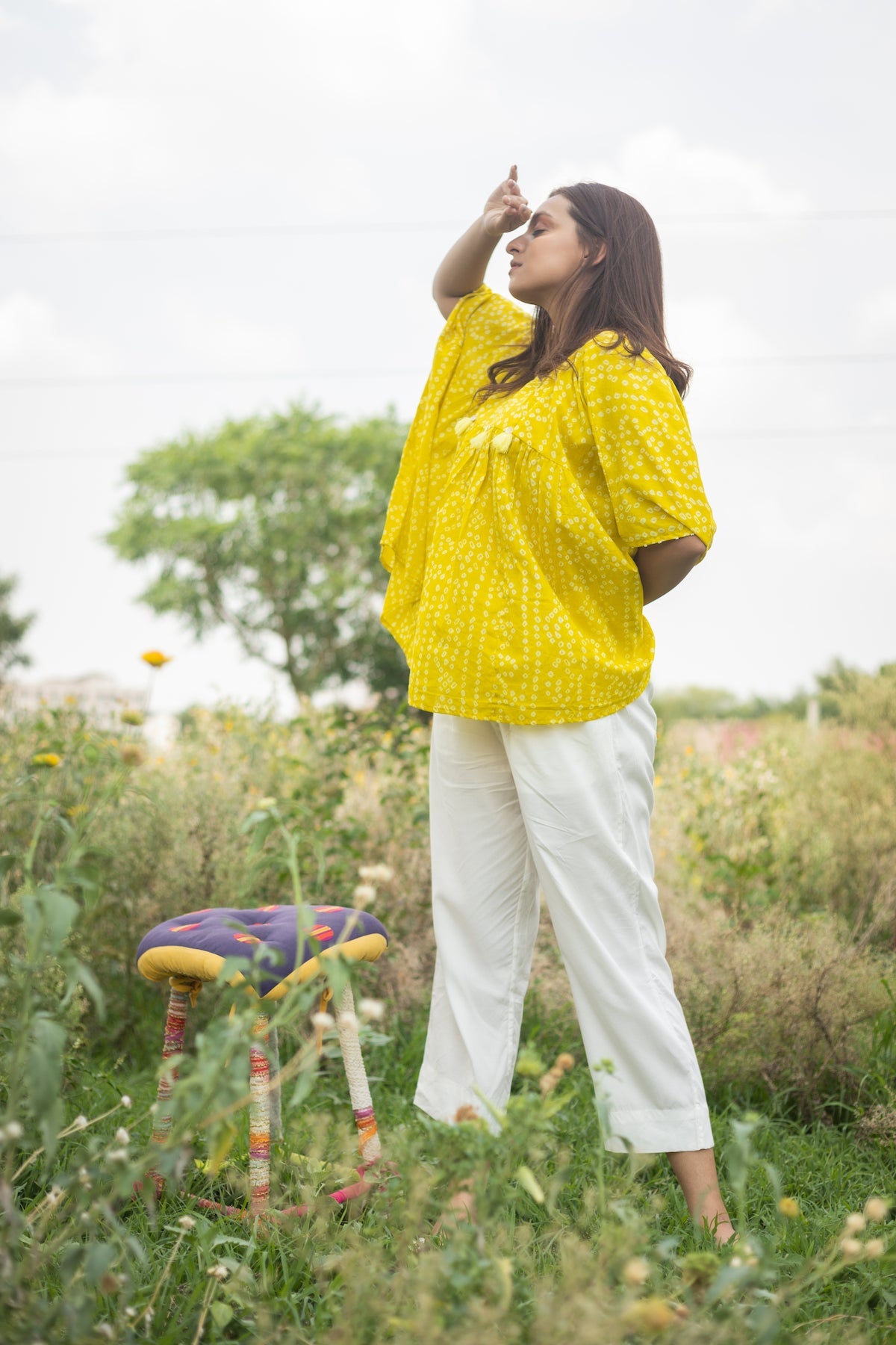 HUNNY BUNNY CANARY COTTON TOP