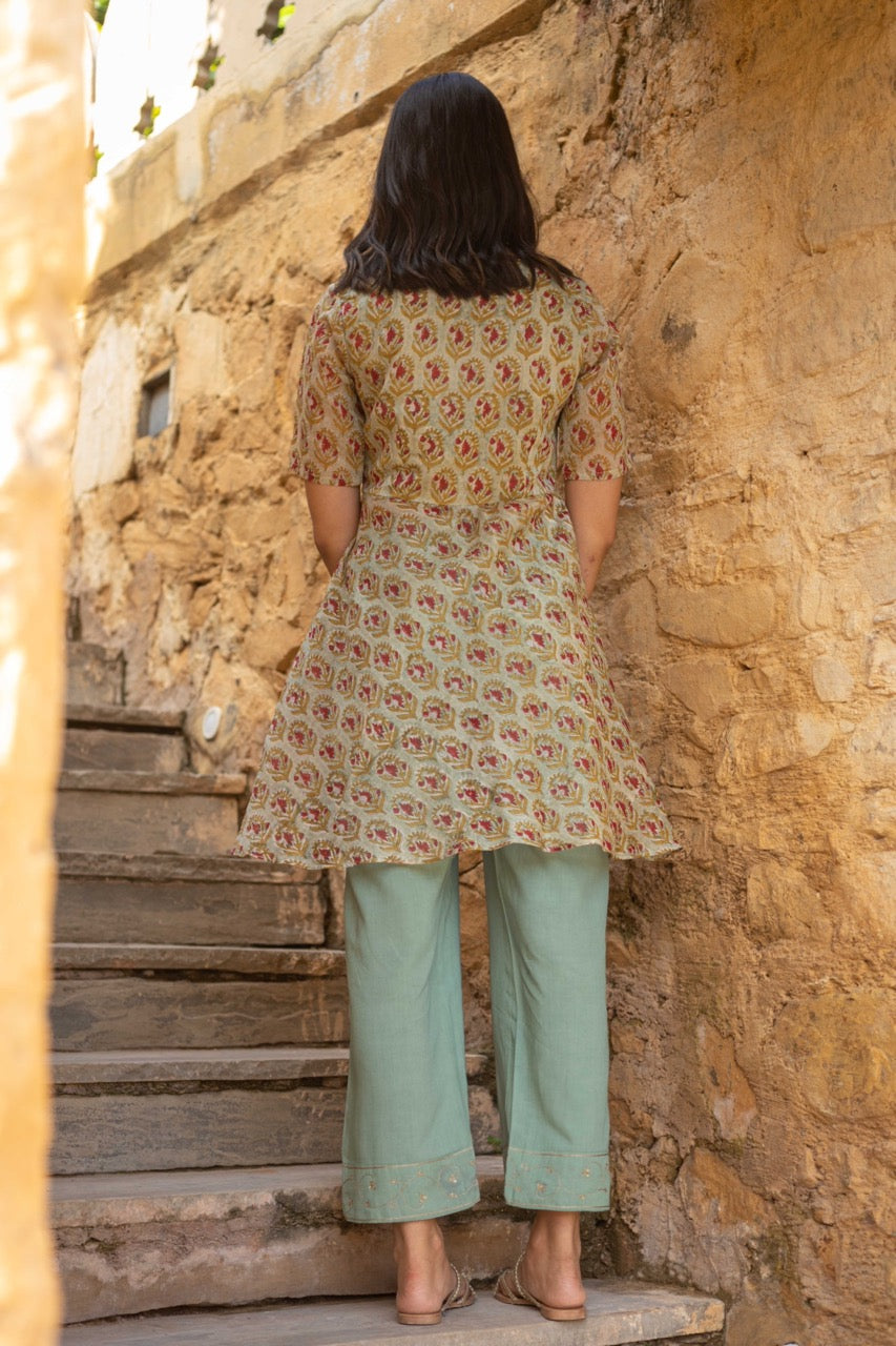 SEHAJ CHANDHERI KURTA SET