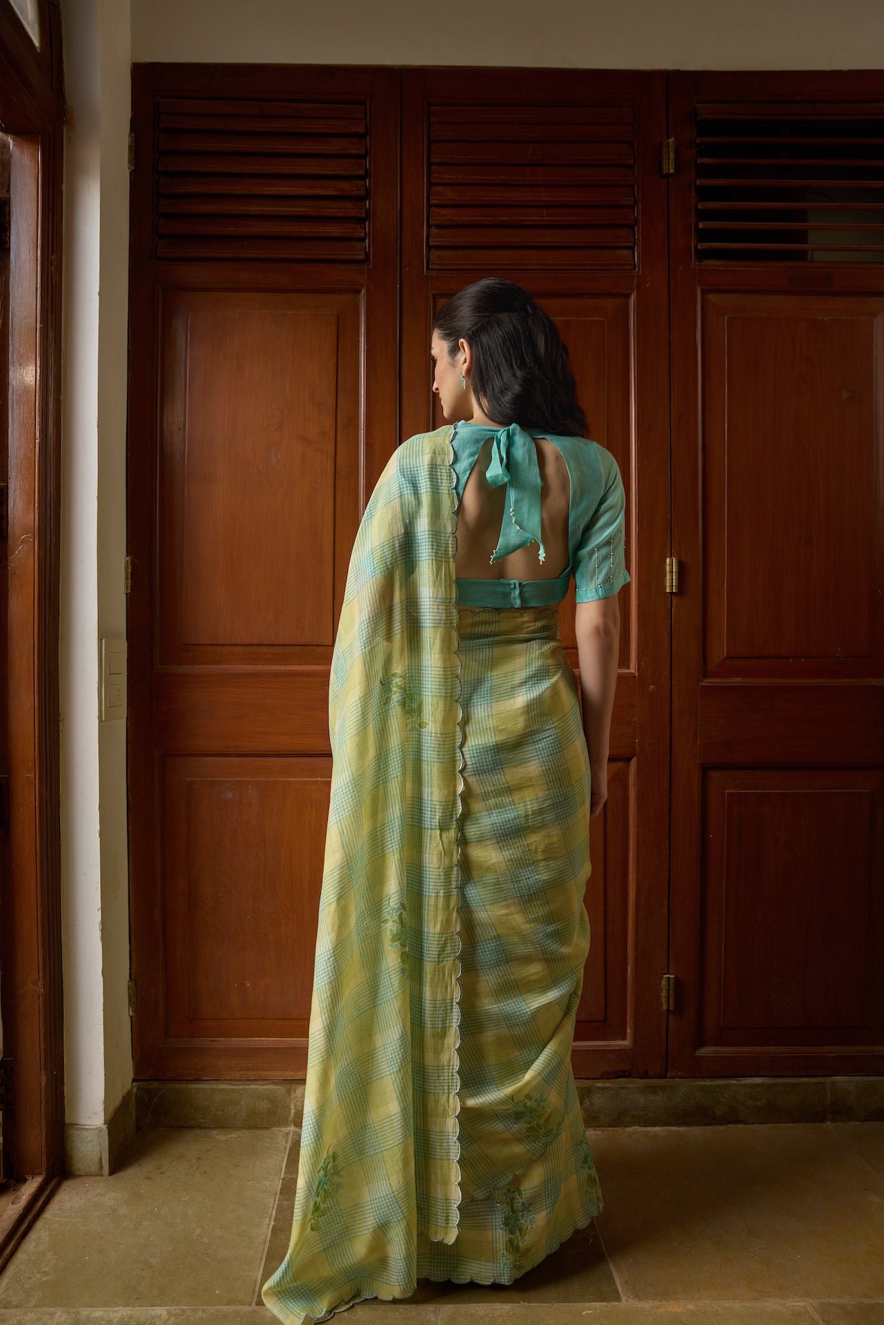 NERINE SKY SAREE
