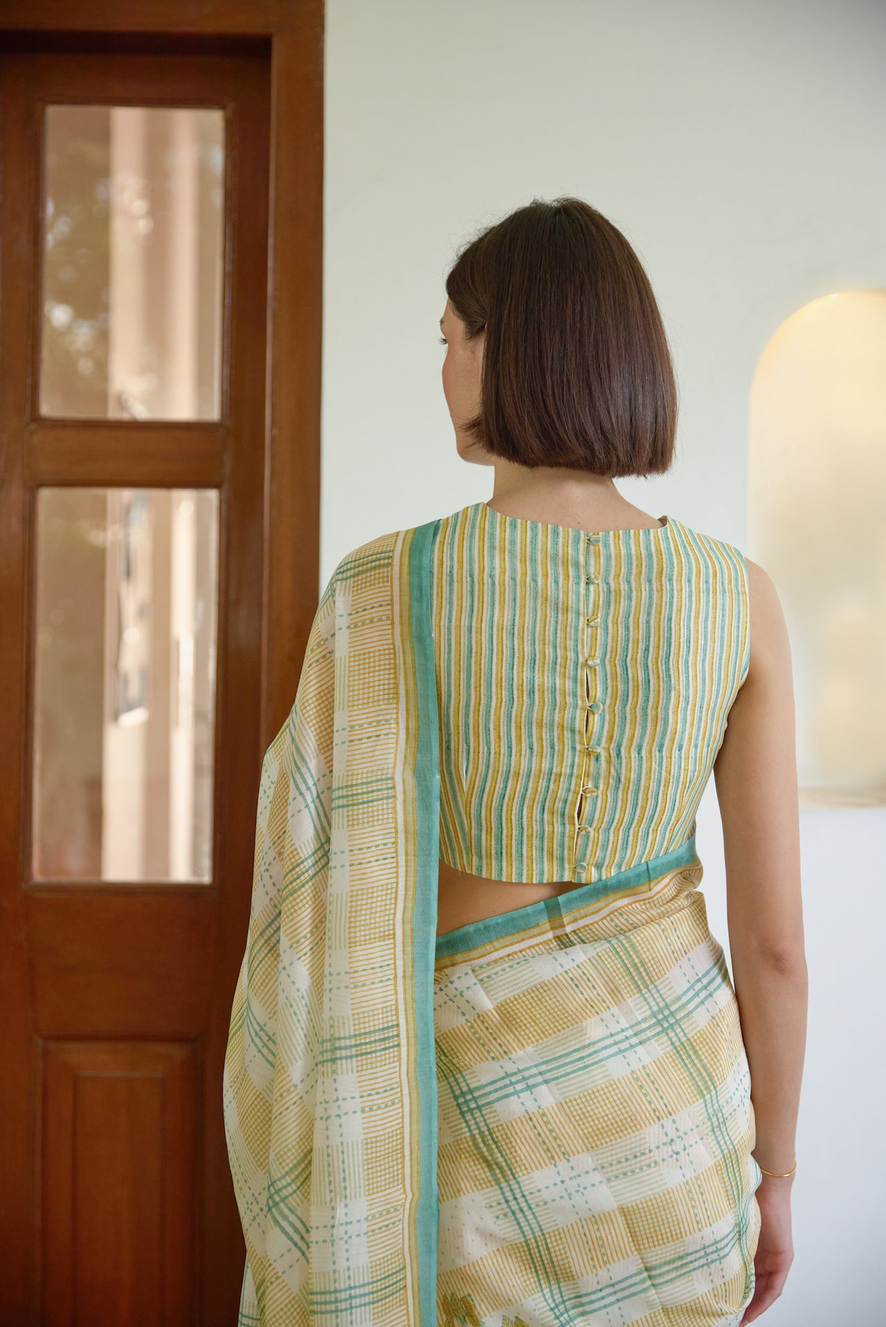 LOST IN SPRING SAREE WITH UNSTITCHED BLOUSE
