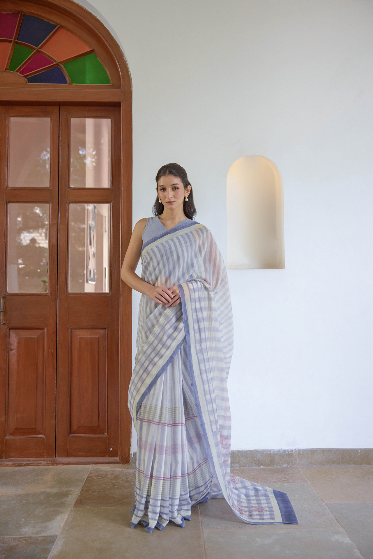 MOONLIT BLOOM SAREE